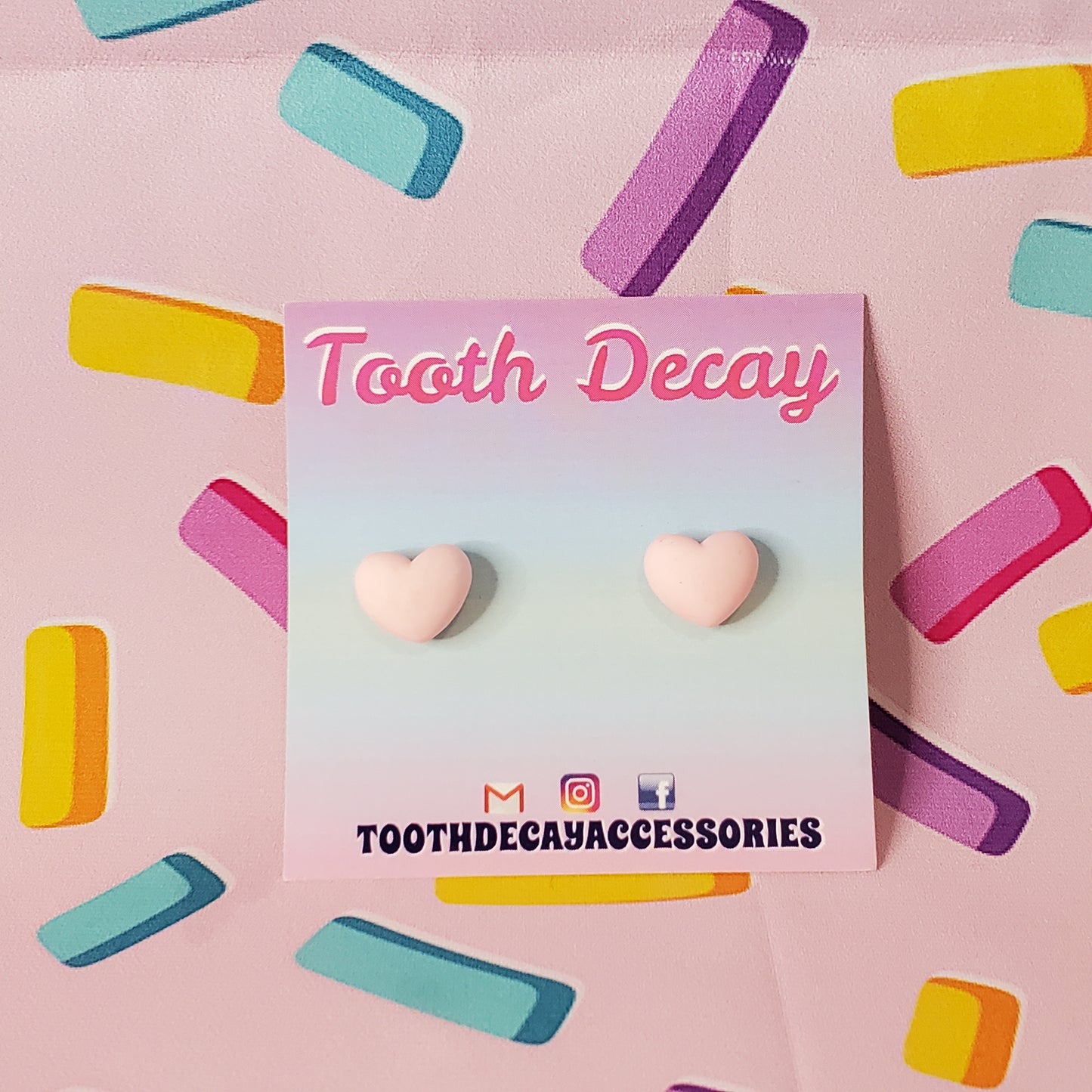 Heart Stud Earrings