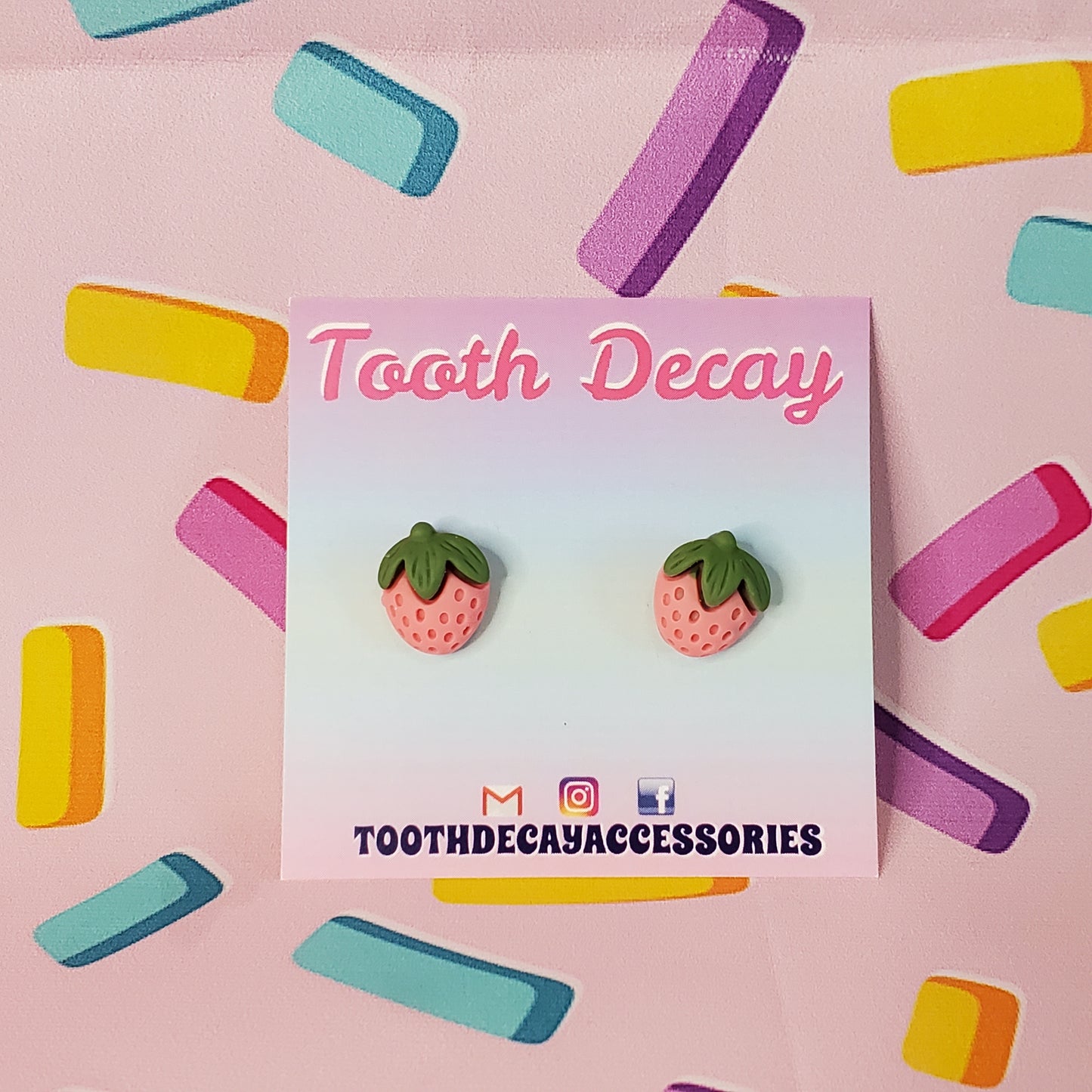 Strawberry Stud Earrings