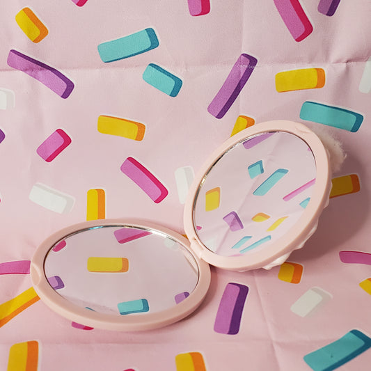 Strawberry Social Compact MIrror
