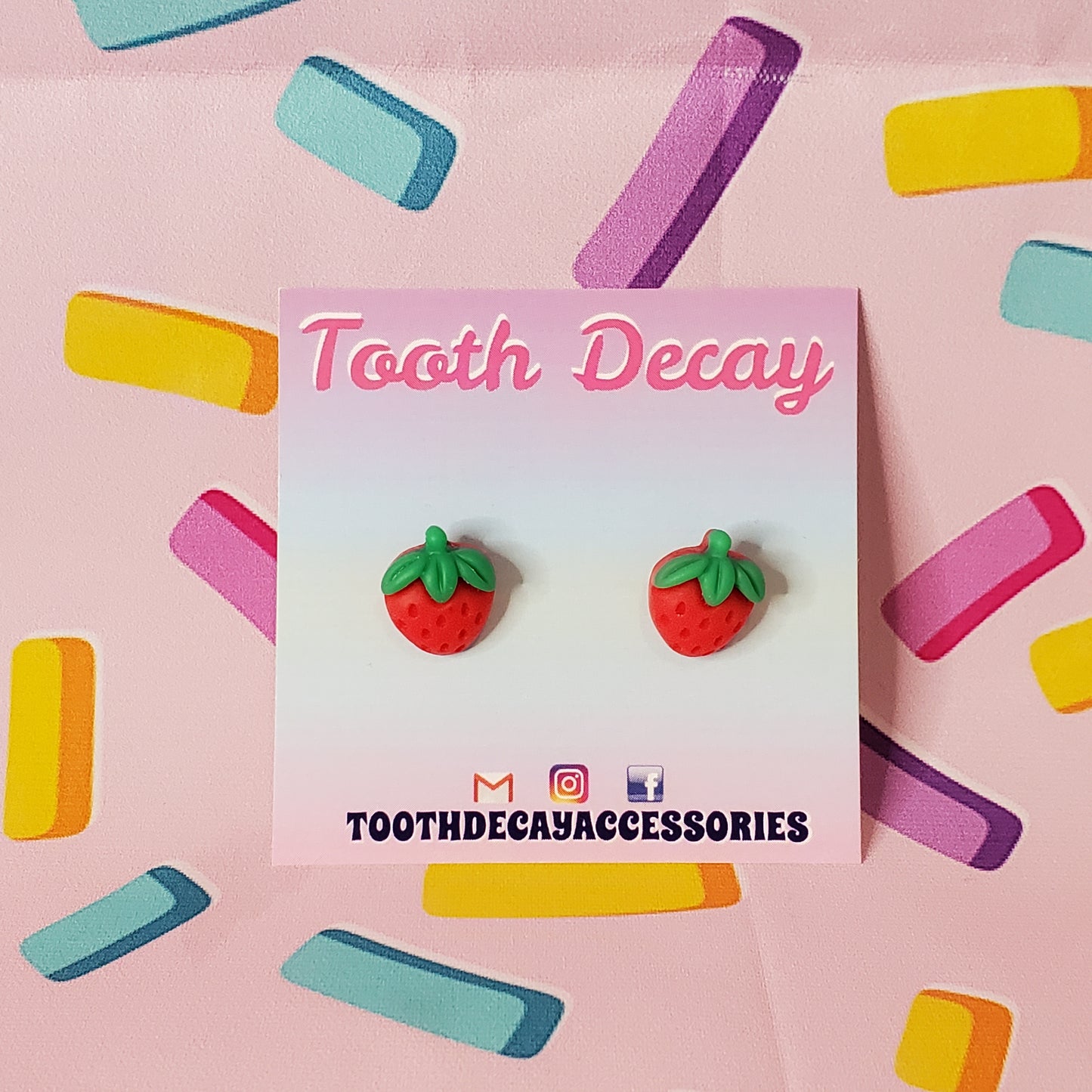 Strawberry Stud Earrings