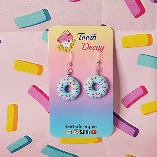 Donut Dangle Earrings